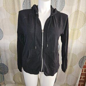 Calvin Klein Performance Black Zip-Up Hooded Jacket (XXL) - SEE MEASUREMENTS